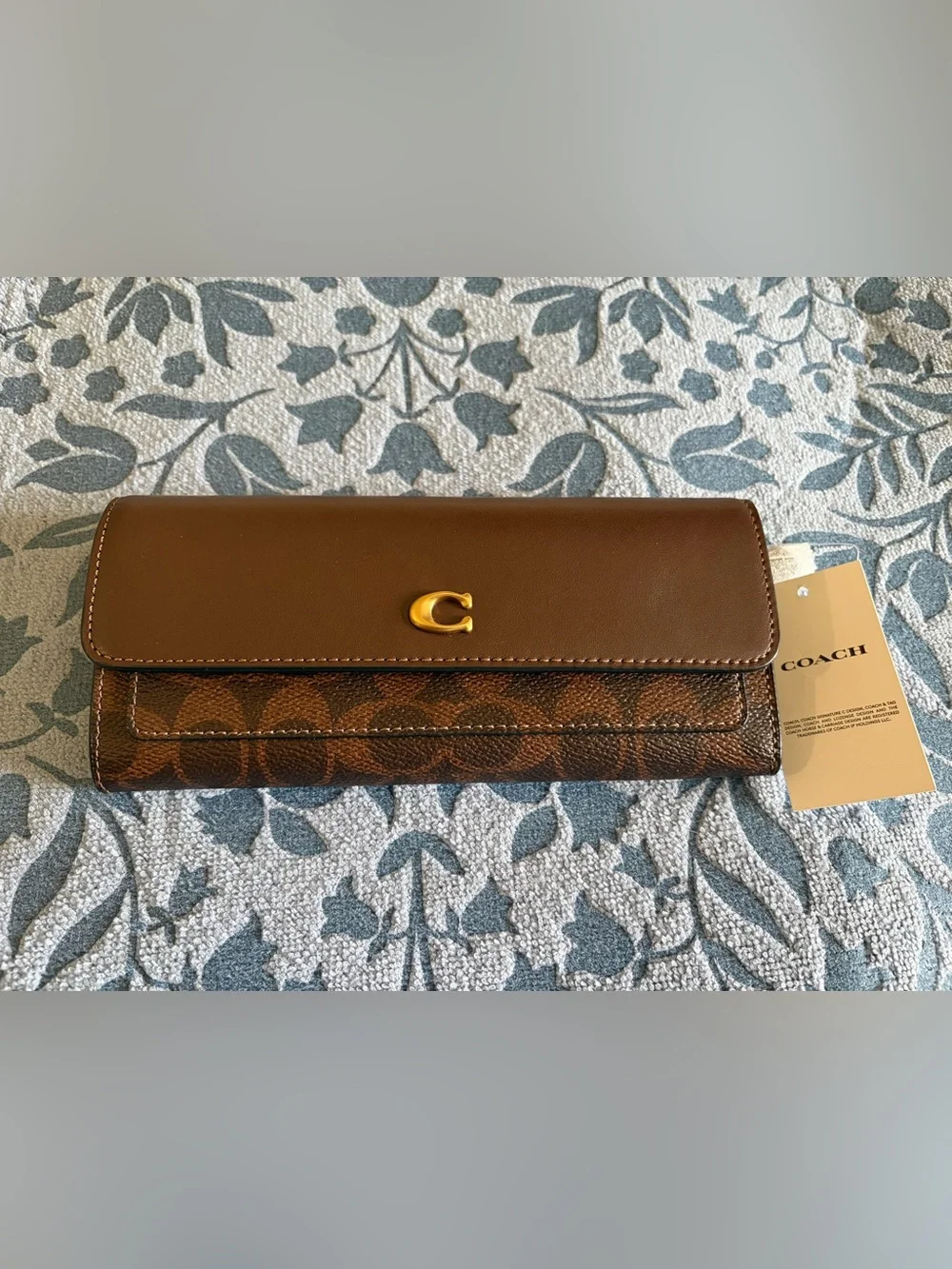 COACH MILA LONG FLAP WALLET - Picture 4 of 8